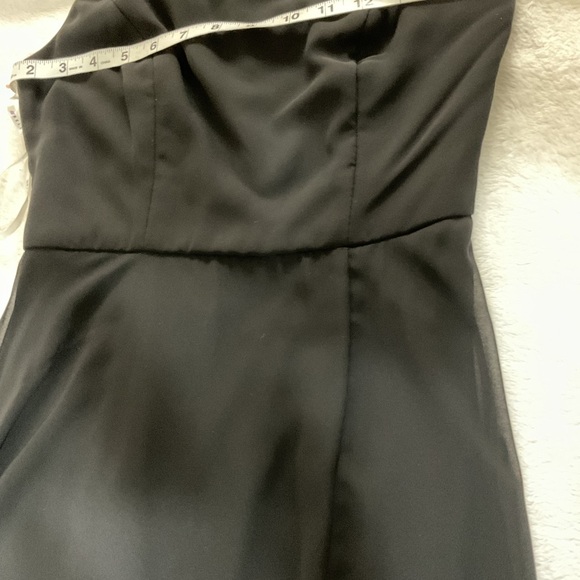 BELLA BRIDES MAIDS Chic Black One-Shoulder Evening Gown - Picture 8 of 15